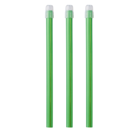 Наконечники аспирационные одноразовые (слюноотсосы) зеленые Monoart диаметр 6,5мм, d=150мм EM-15
