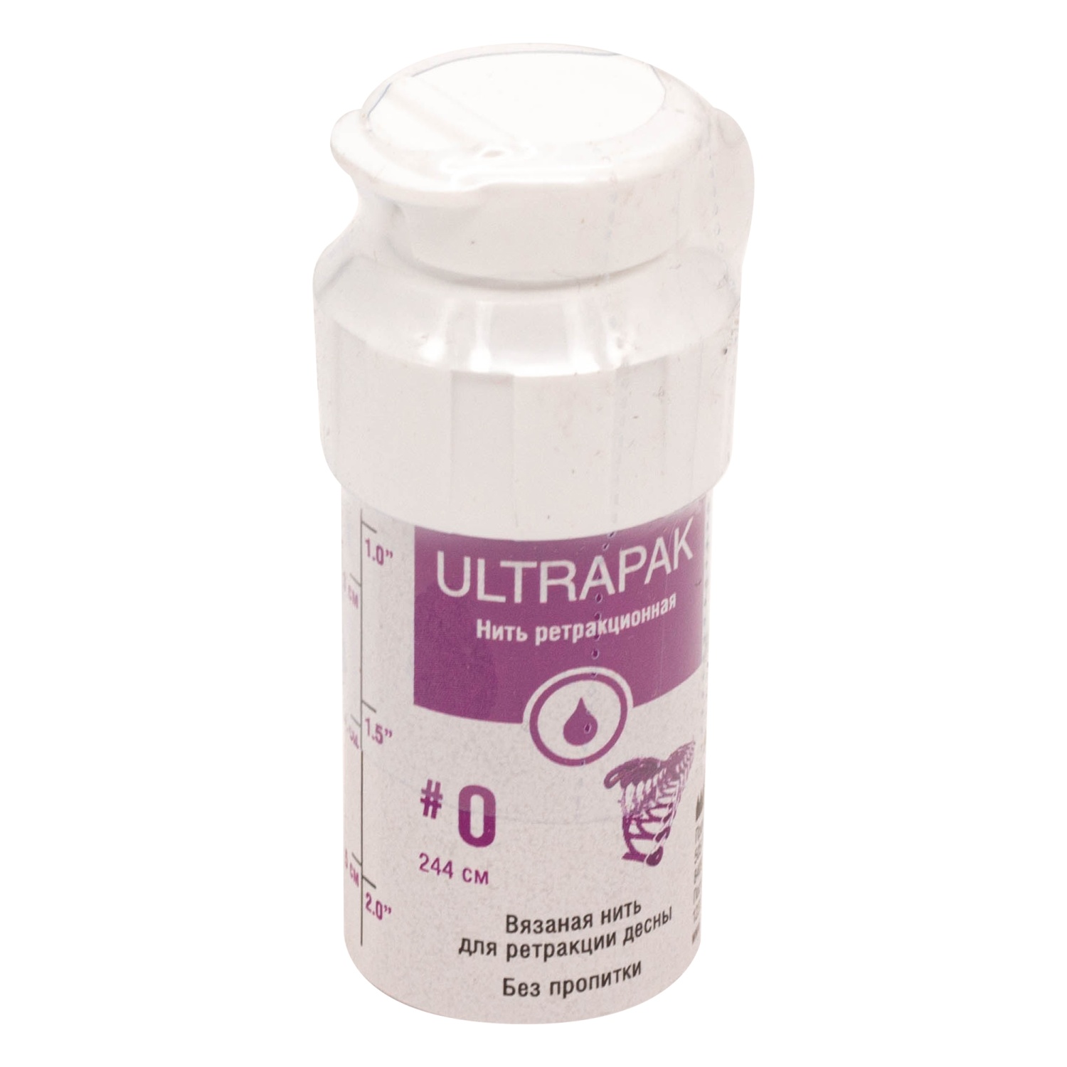 Ретракционная нить Ультра пак / Ultra Pack Cord 244 см р-р 0 UL1300