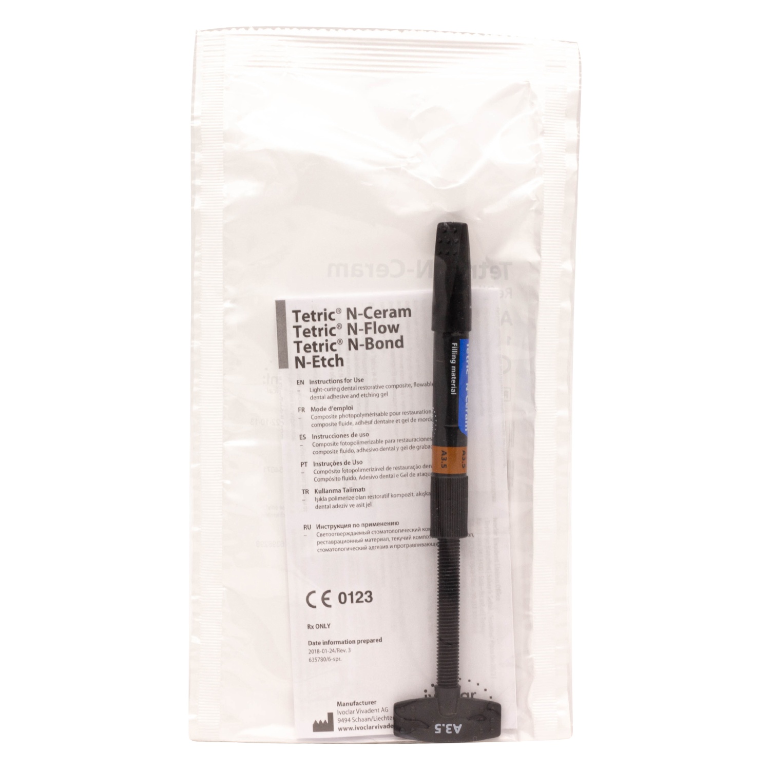Тетрик Н-церам / Tetric N-Ceram A3,5 (3.5 гр) 604028 Ivoclar Vivadent