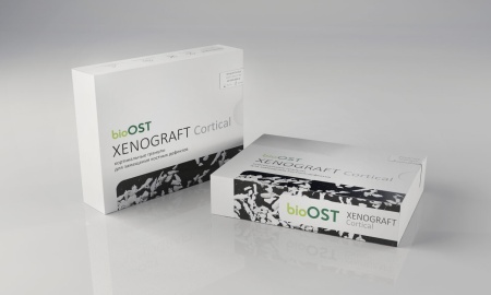 bioOST XENOGRAFT Cortical (гранулы кортикальные) 0,5-1,0мм, 1 см3, XCr-1-1