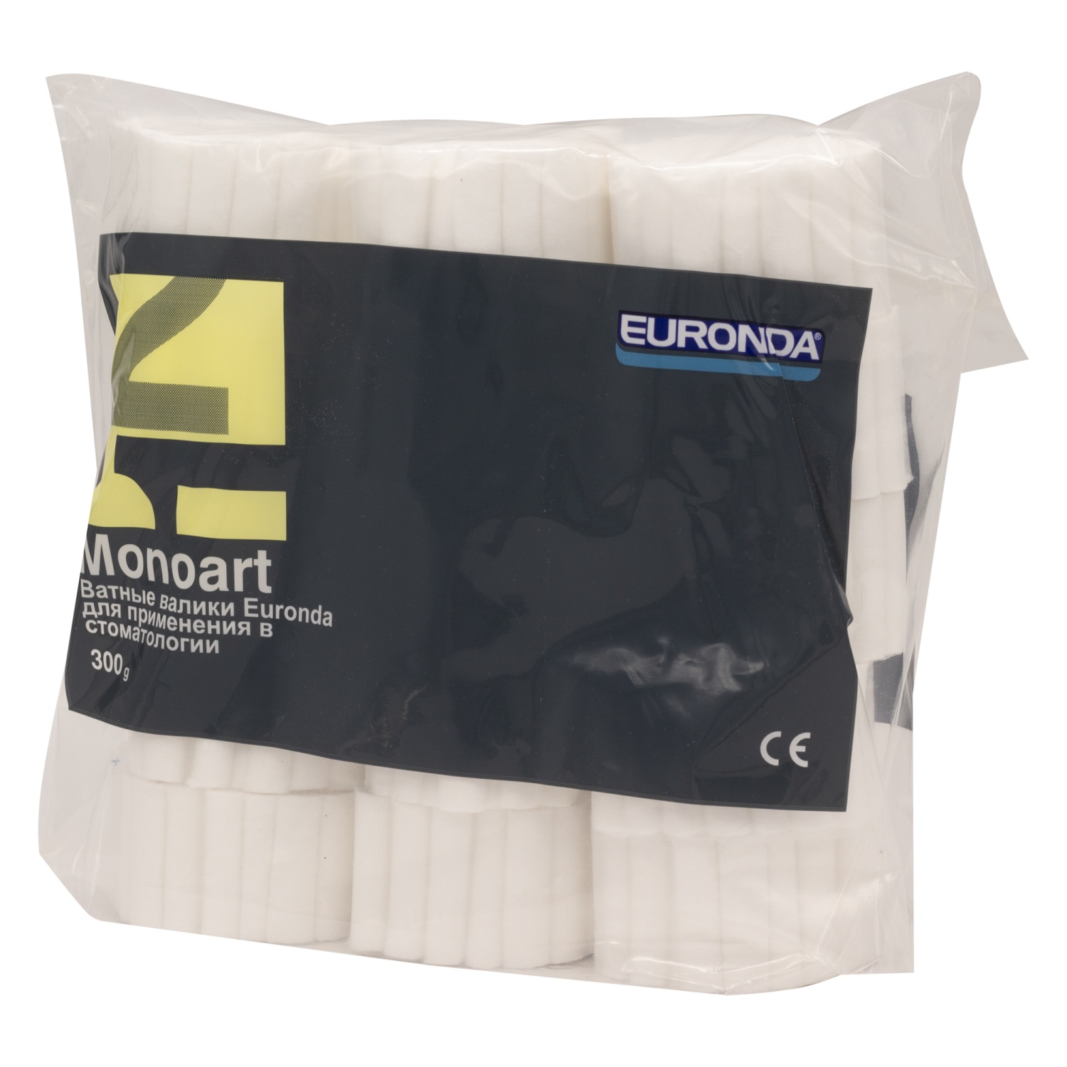 Валики ватные №2 Monoart 300 гр. 10 мм Euronda